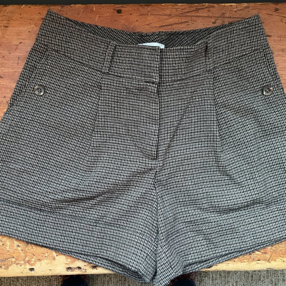 H&M Tweed Cuffed Shorts